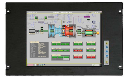 PC SHOP - Moniteur industriel Rack 19 pouces LCD