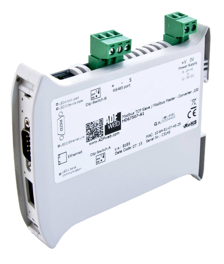 PC SHOP - Convertisseur ModBus TCP/RTU